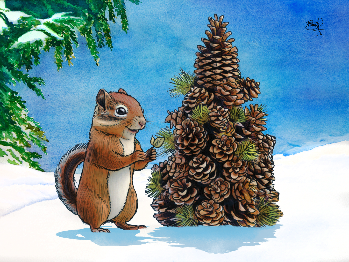 O' Christmas Tree #320 : Single Card