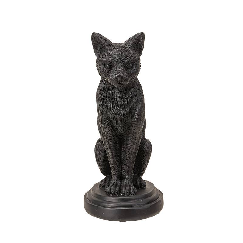 Faust's Familiar Haunted Mansion Cat Candle Holder