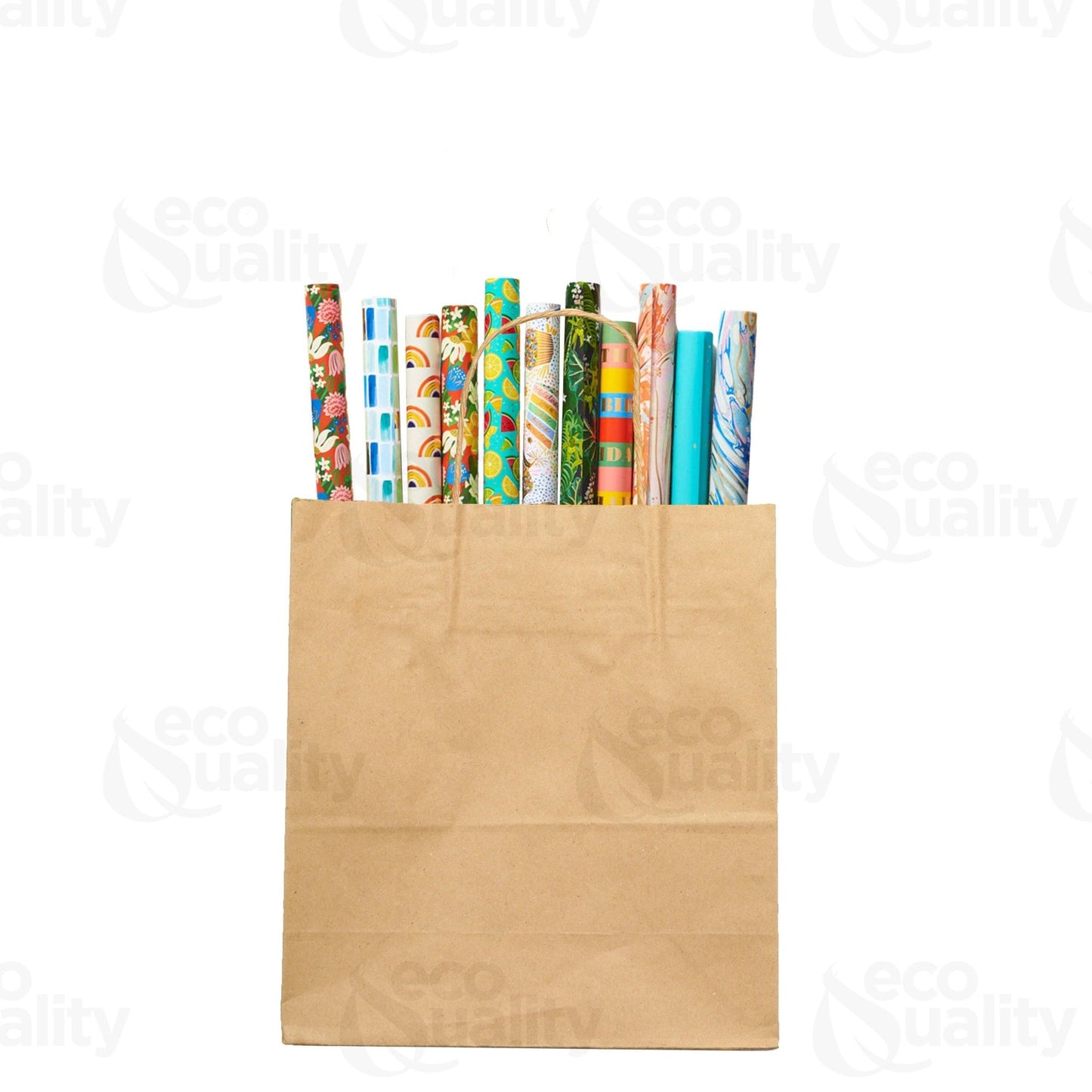 12x7x13 Large Kraft Paper Gift Bags w/Twine Handles: 25pcs - The Regal Find
