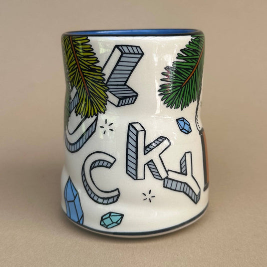 Lucky Bear Cup - XLarge Ceramic Mug