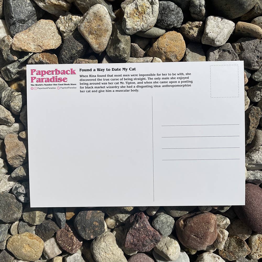 Found a Way to Date My Cat Postcard