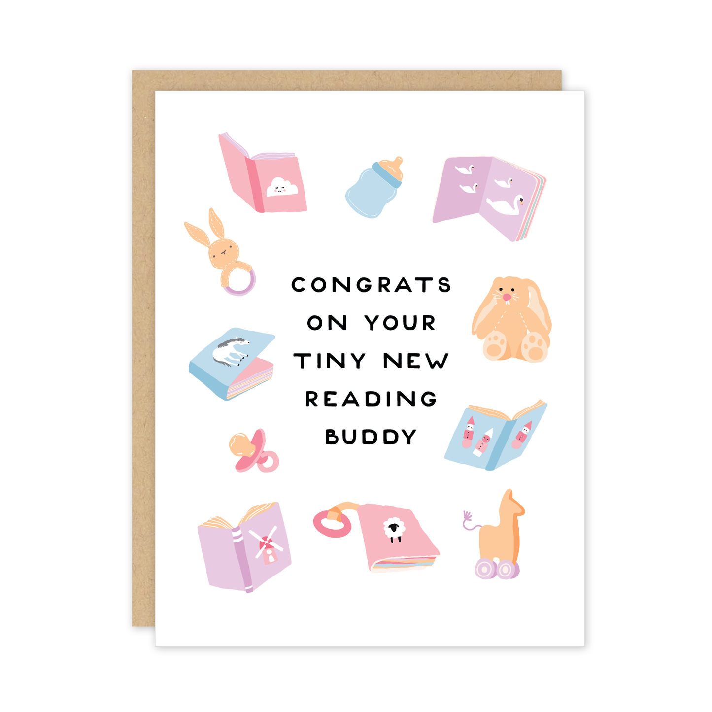 Reading Buddy Baby Card