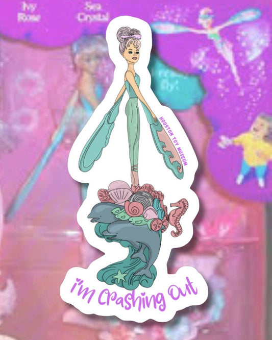 Sky Dancer "I'm Crashing Out" Sticker