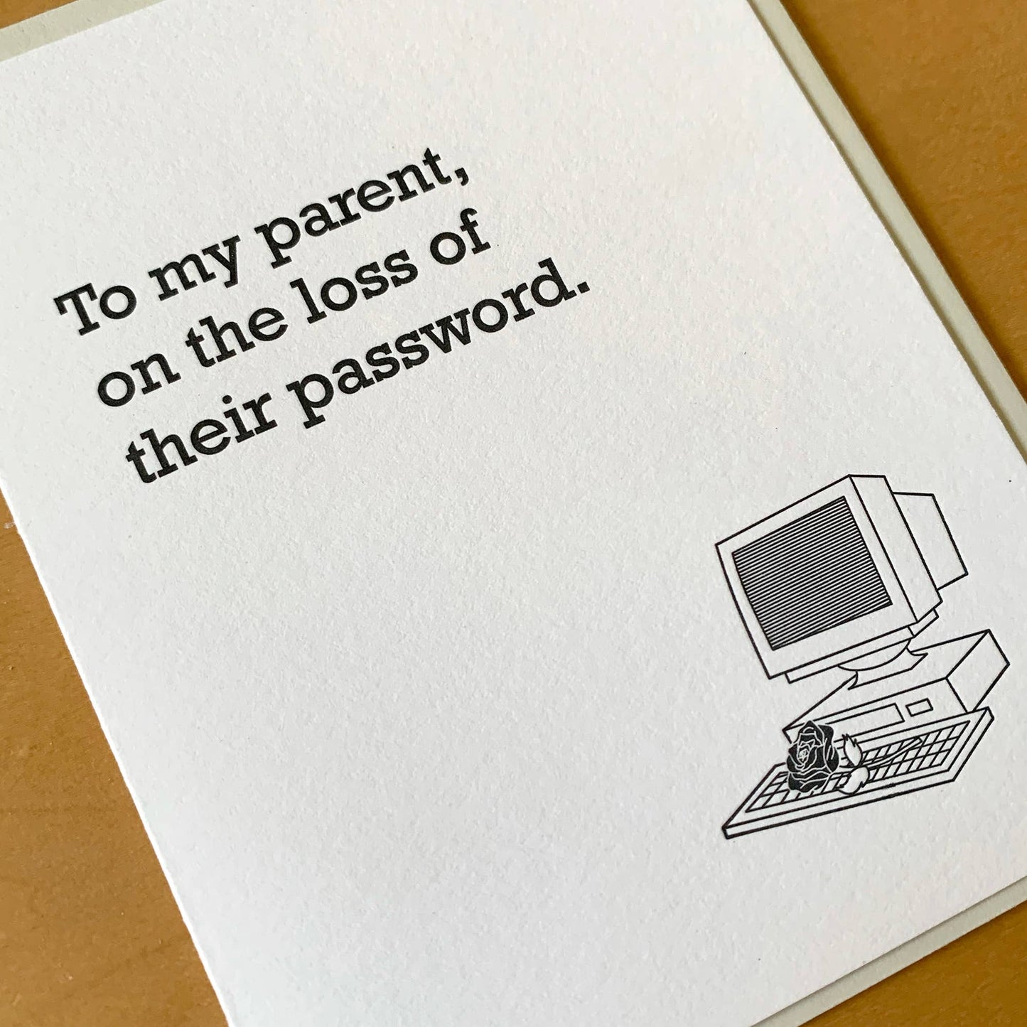 Parent on the Loss of Their Password