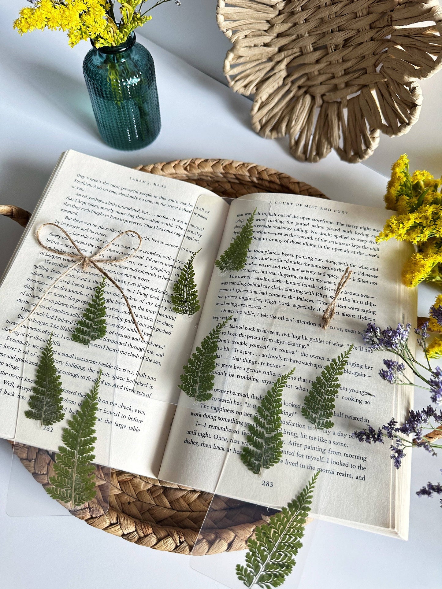 Pressed Fern Bookmark