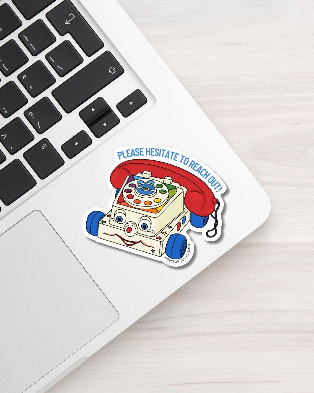 "Please Hesitate to Reach Out" Chatter Phone Sticker