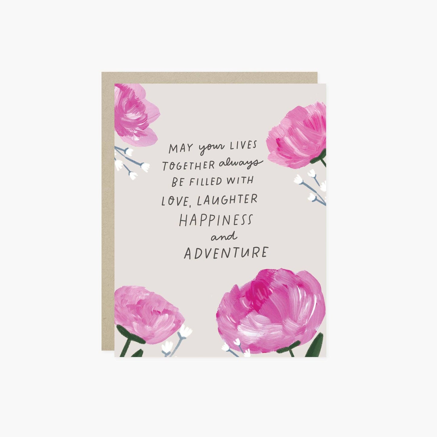 May Your Lives Together Wedding Card