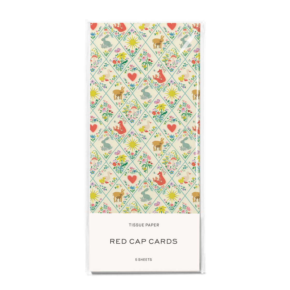 Woodland Critters tissue paper: 5 Sheets