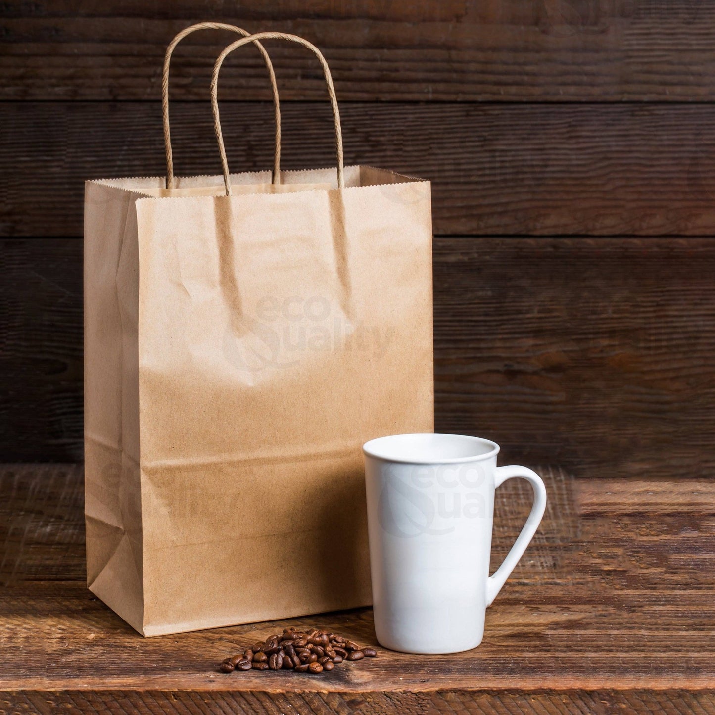 8x4.5x10.25 Tiny Kraft Paper Gift Bags: 100 - The Regal Find