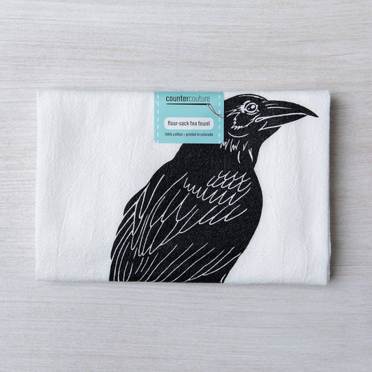 Raven Flour Sack Towel: 1 Towel