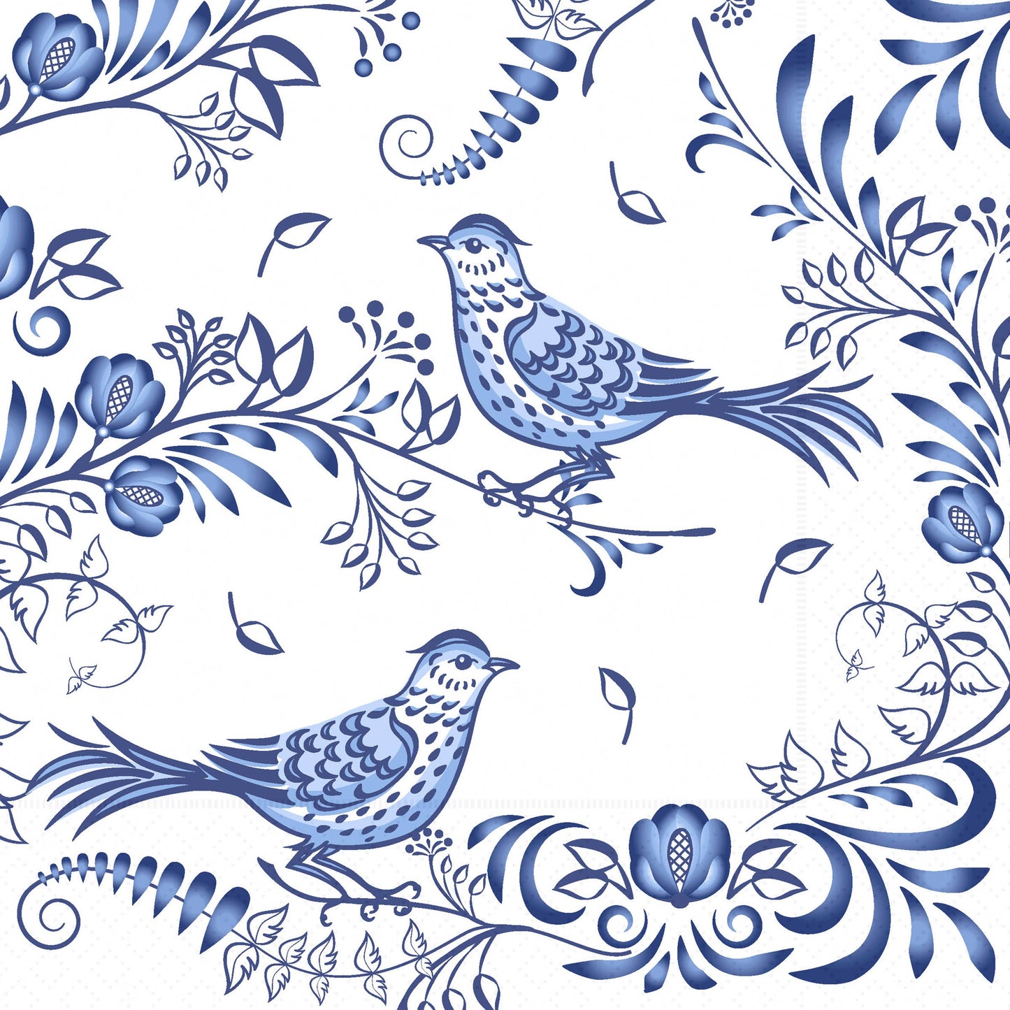 Paper Cocktail Napkins 20 Ct Porcelain Bird