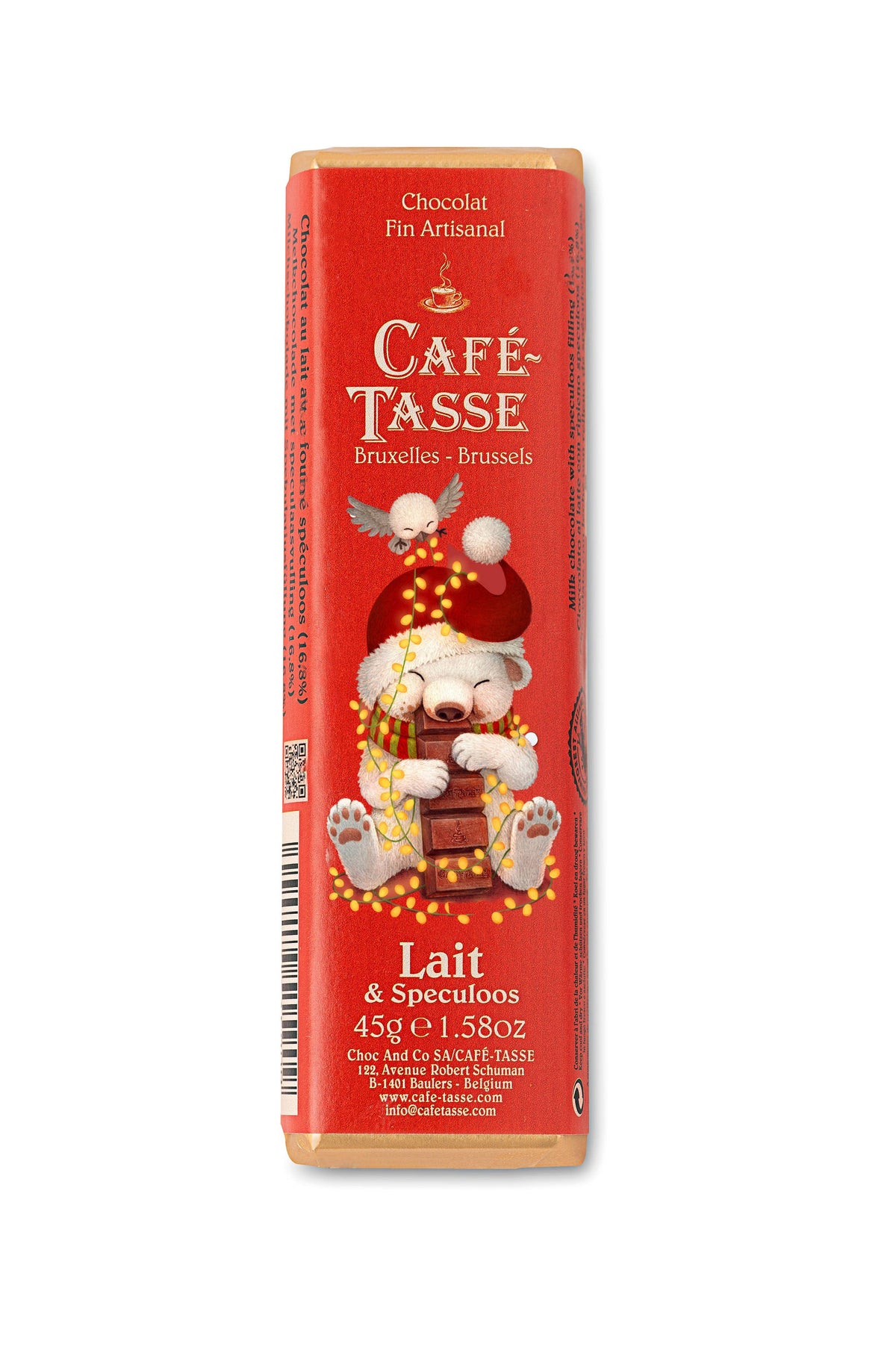 Milk Chocolate & Speculoos Christmas Bar
