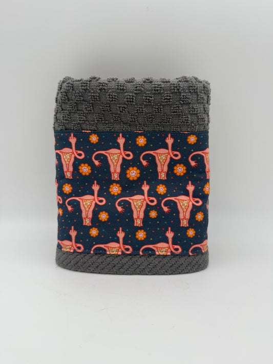 Flower Power Uterus Kitchen Towel