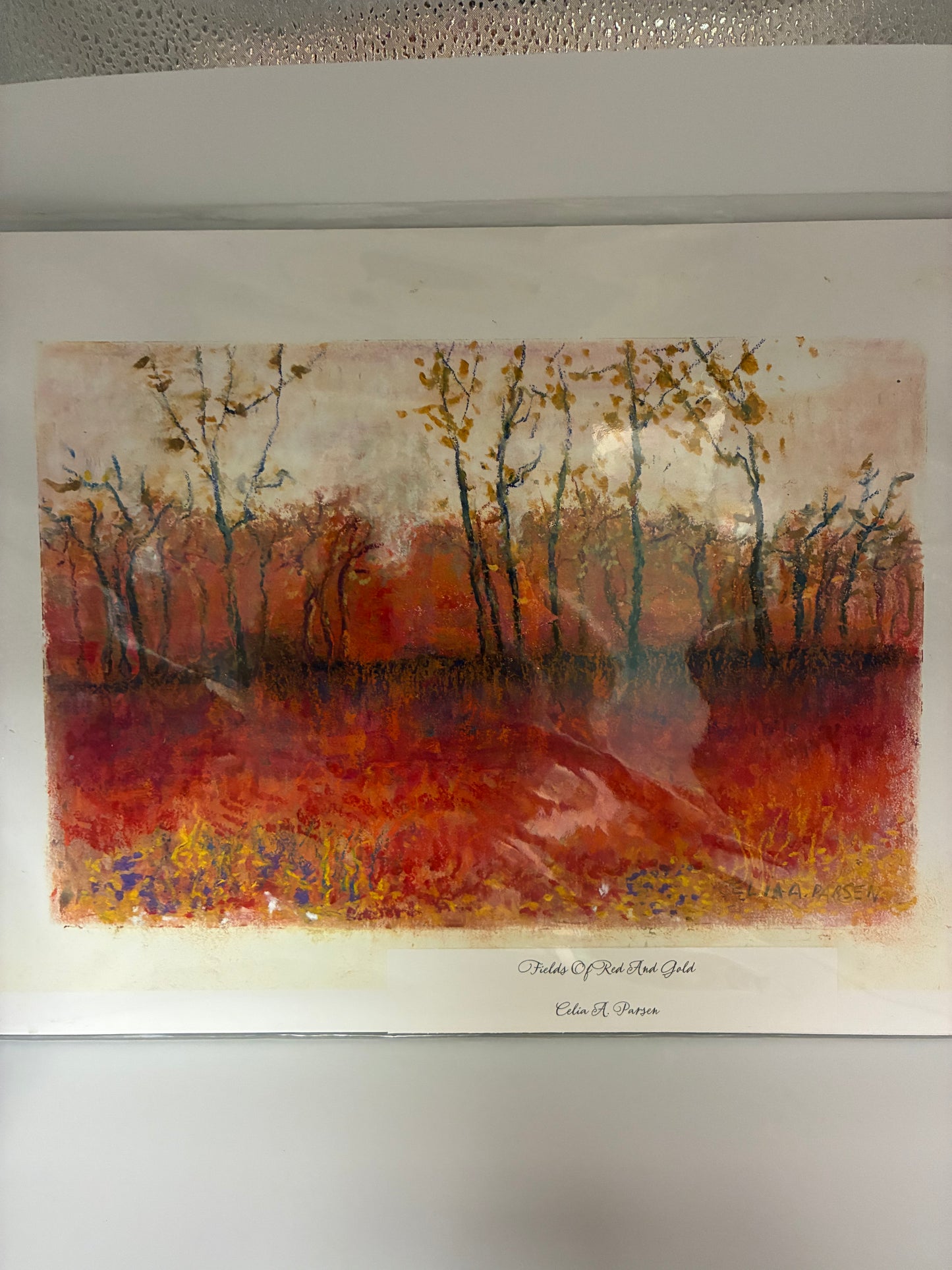 Fields of Red and Gold - 11 x 14 Print