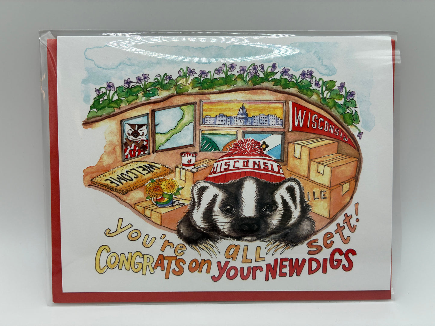 Badger Sett Card