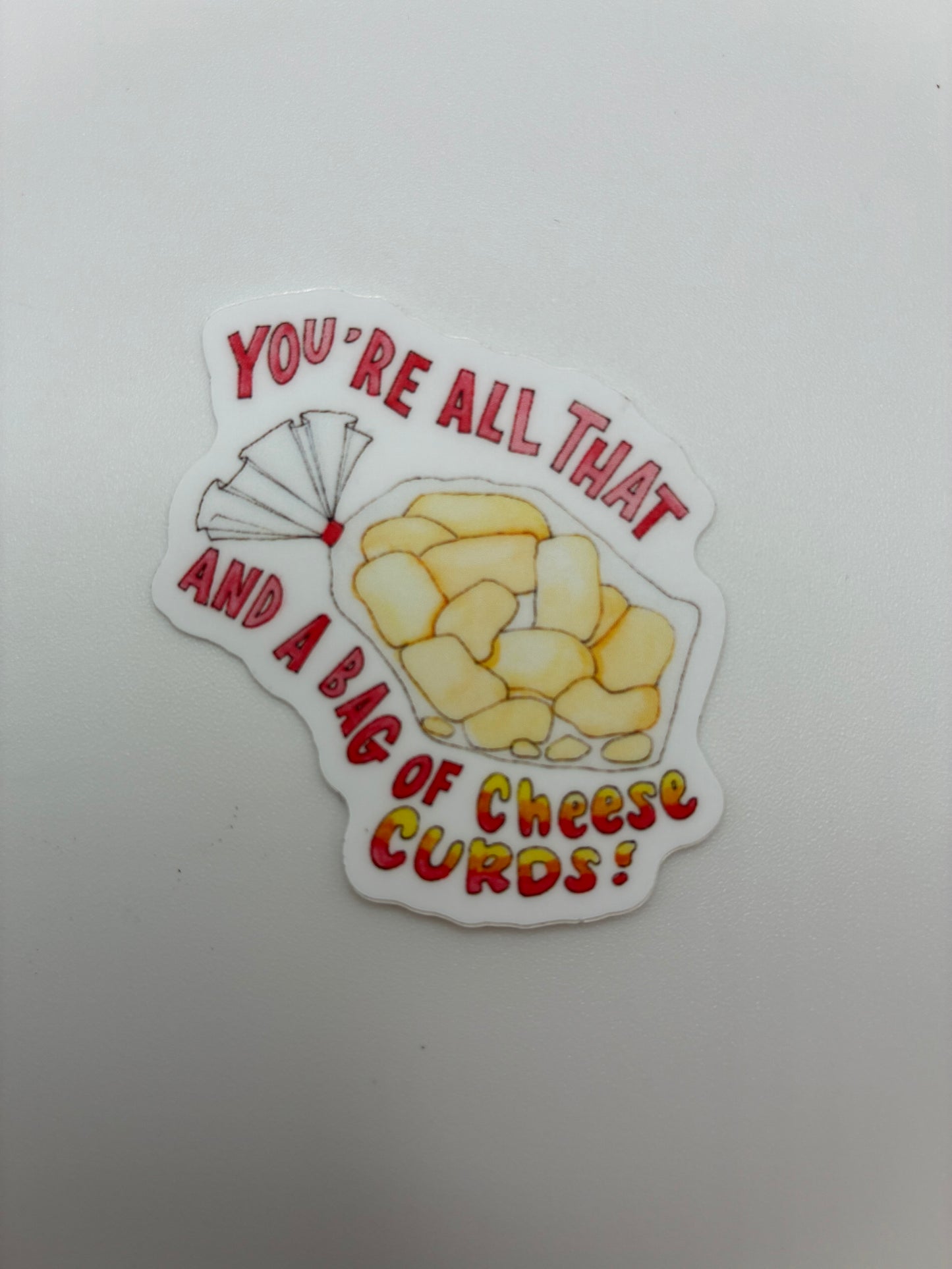 And A Bag of Curds Stickers