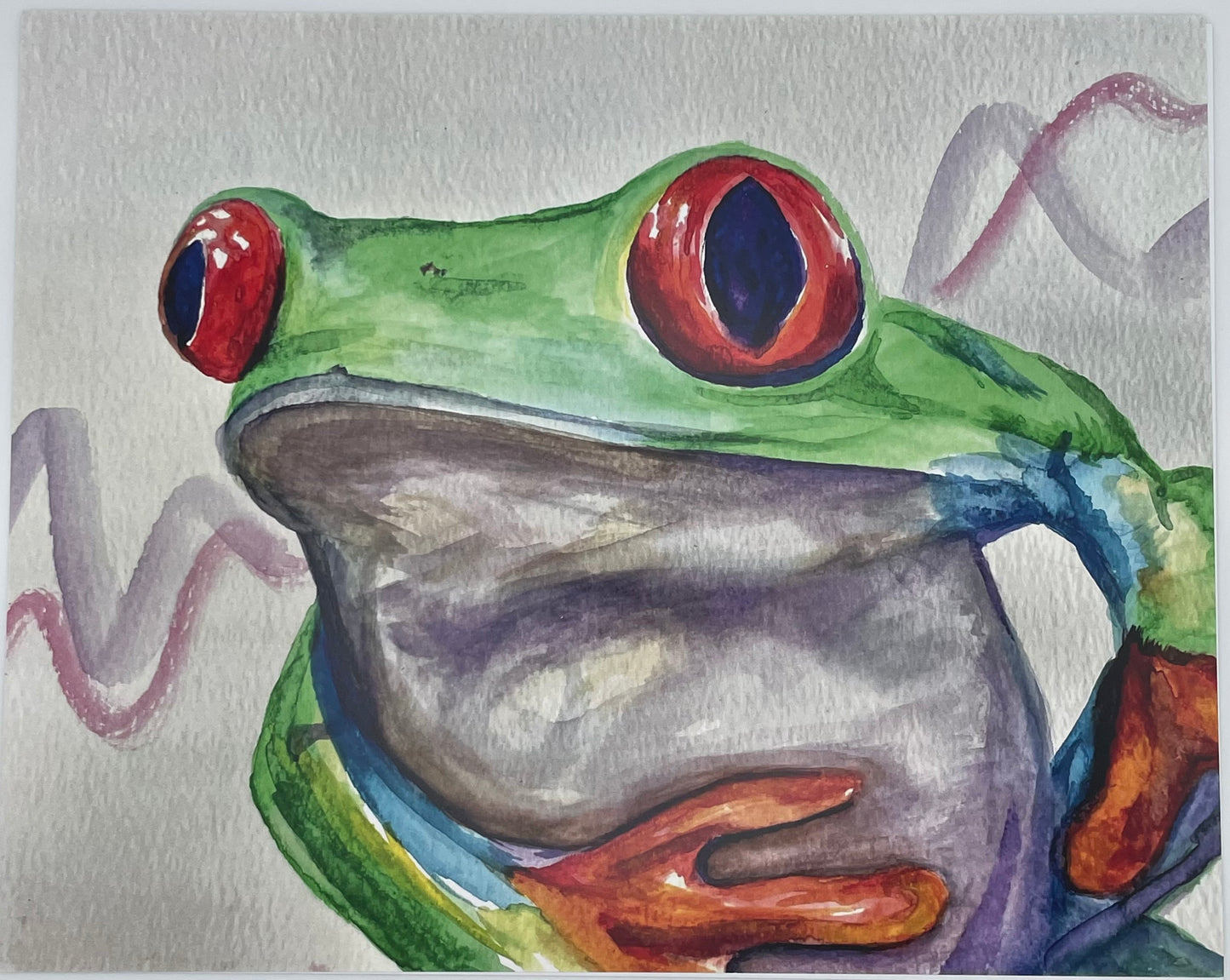 Tree Frog Print