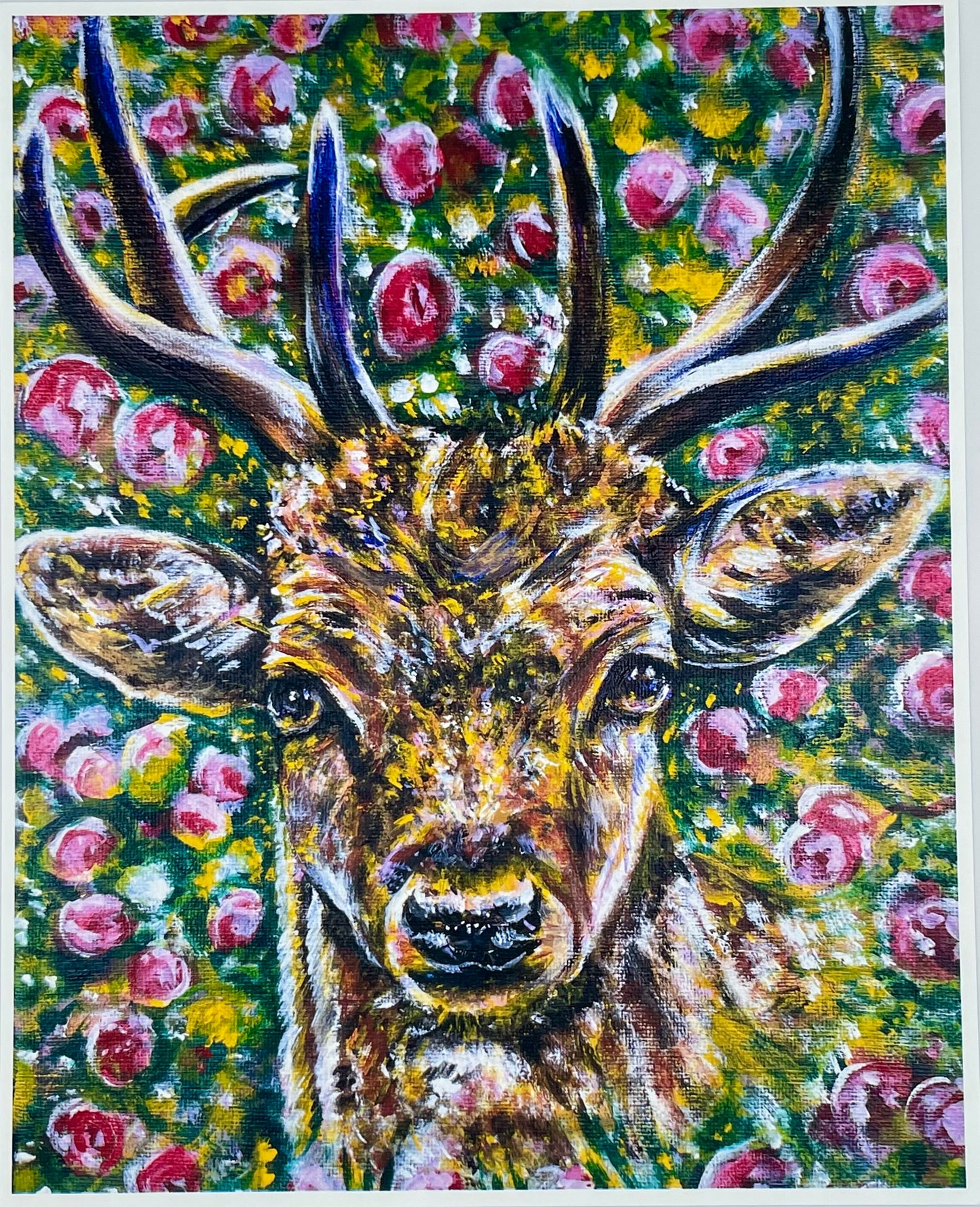 Staring Stag Print