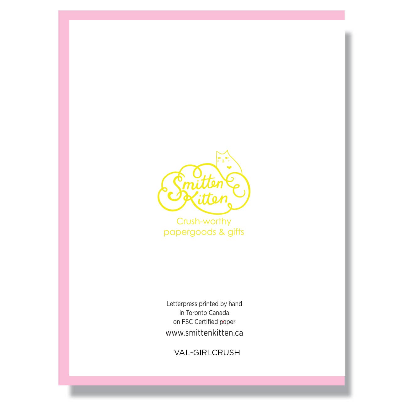 Happy Galentine's Day Girl Crush Card