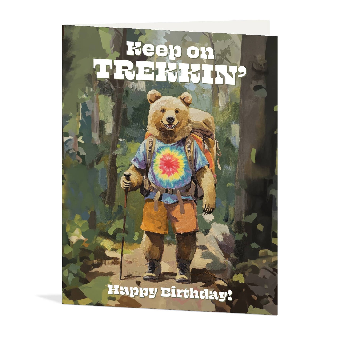 Keep on Trekking Birthday Card