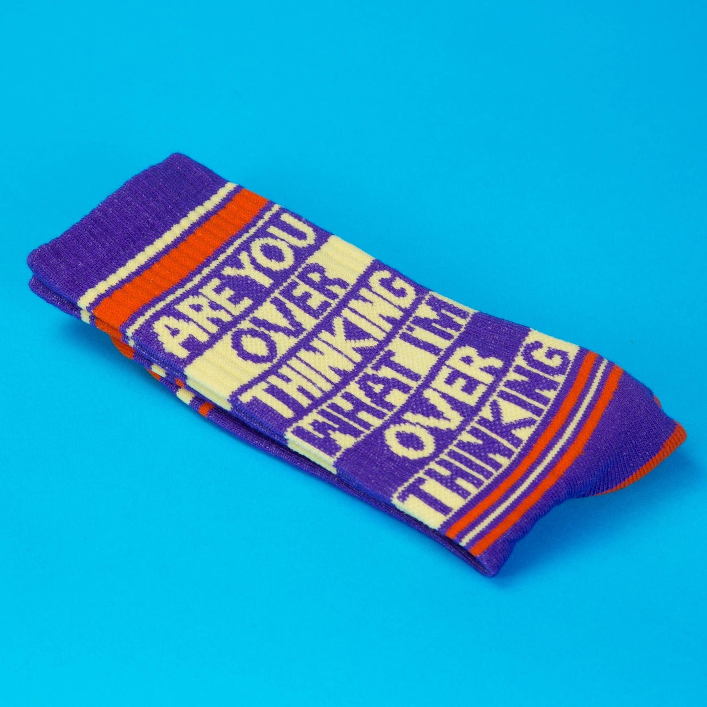 Are You Over Thinking What I'm Over Thinking? Gym Crew Socks - The Regal Find