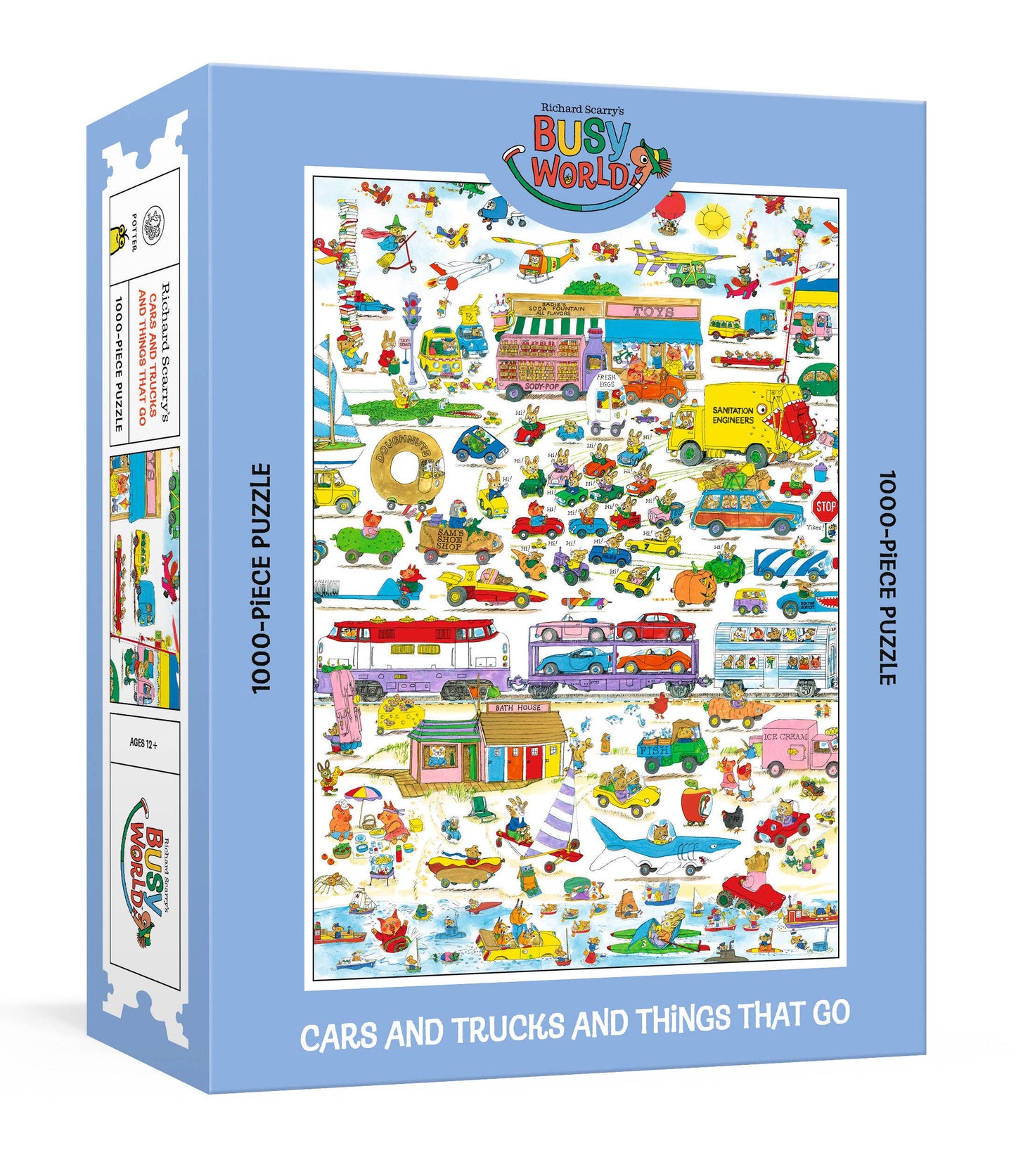 Richard Scarry's Cars and Trucks 1000-Piece Puzzle