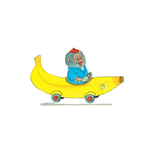 Bananas Gorilla + Car RS Tattoo Pair - The Regal Find