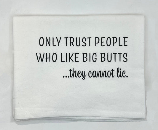 Big Butts Cannot Lie Hand Towel - The Regal Find