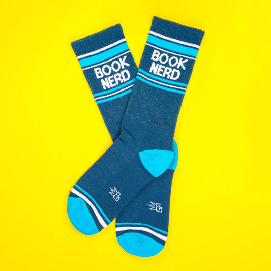 Book Nerd Gym Crew Socks - The Regal Find