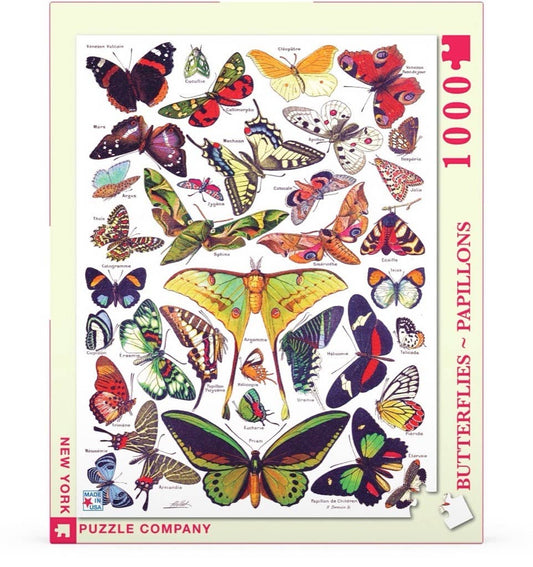 Butterflies ~ Papillons - 1000 Piece Jigsaw Puzzle - The Regal Find