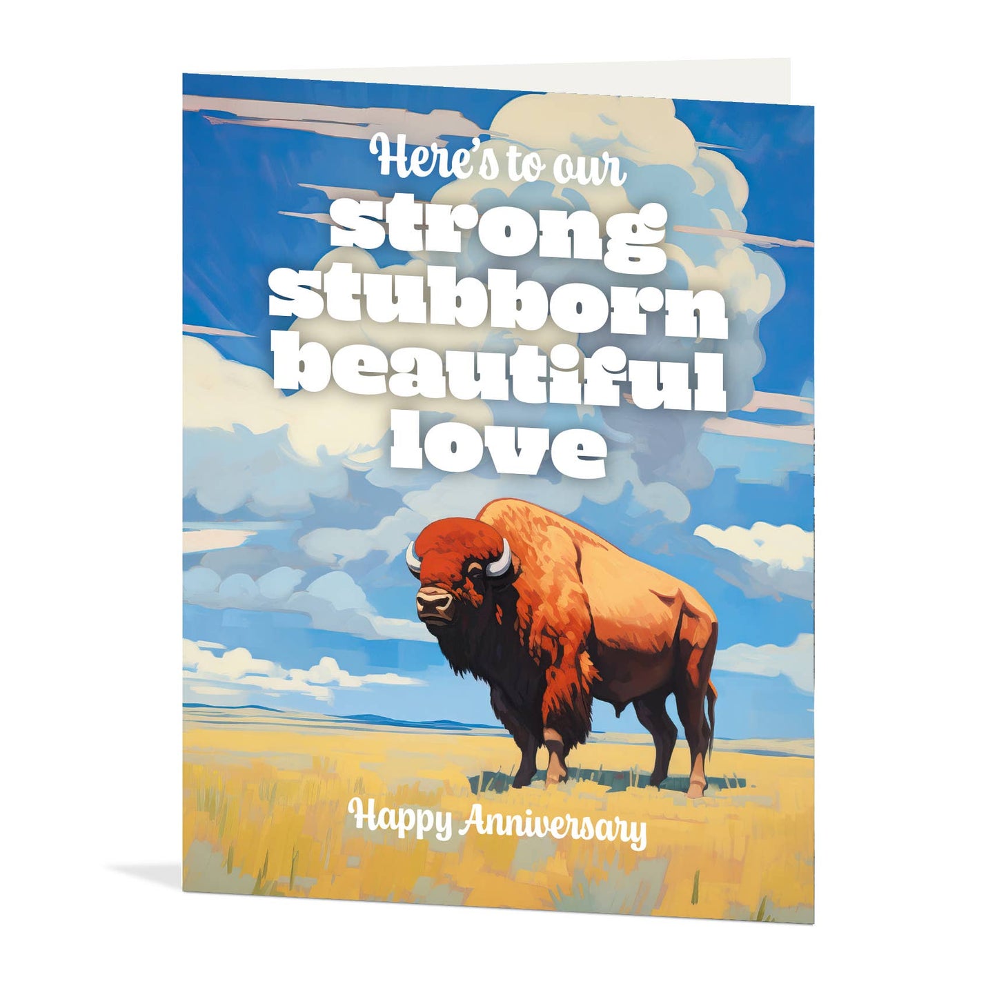 Strong Love Anniversary Card