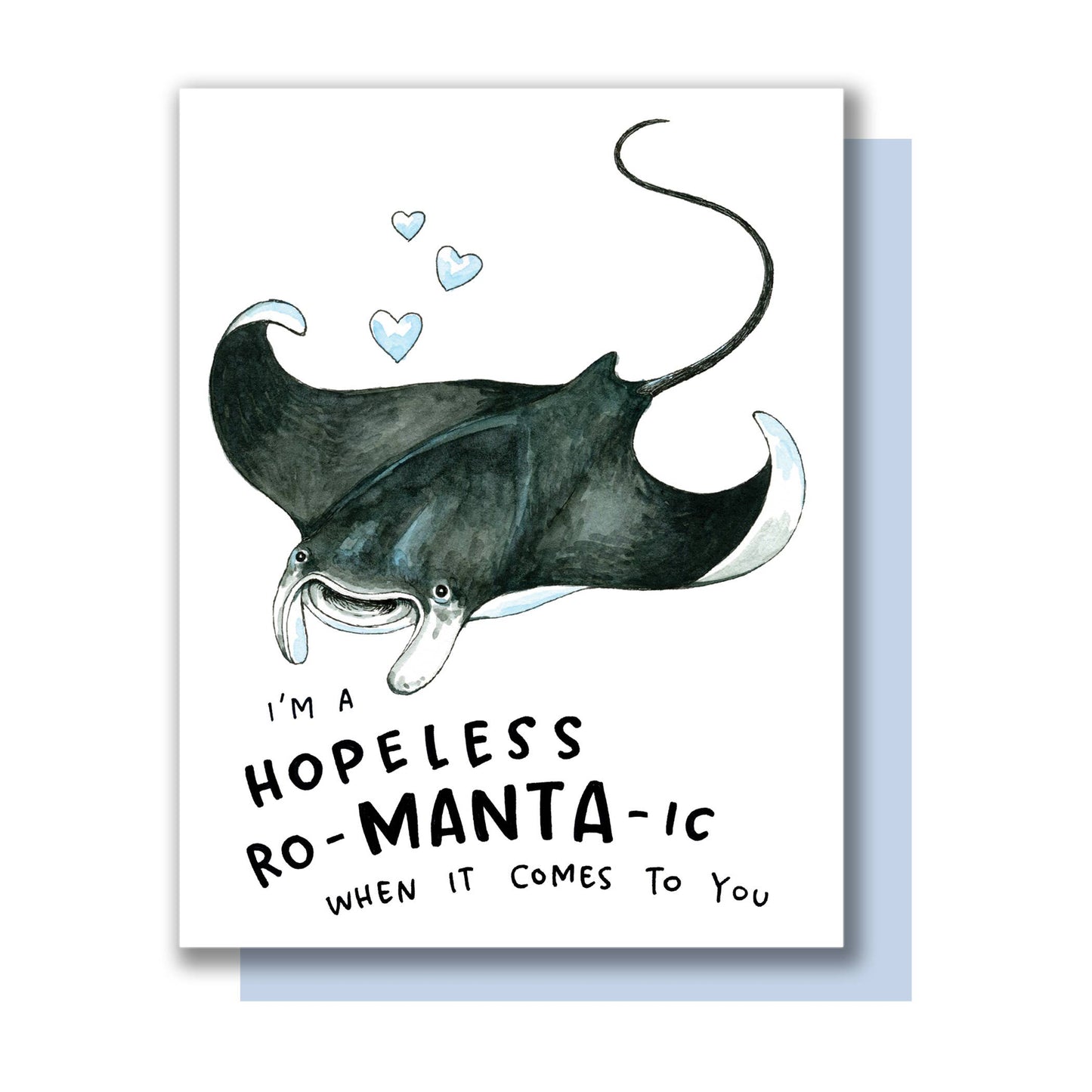 Romantic Manta Ray Love Card