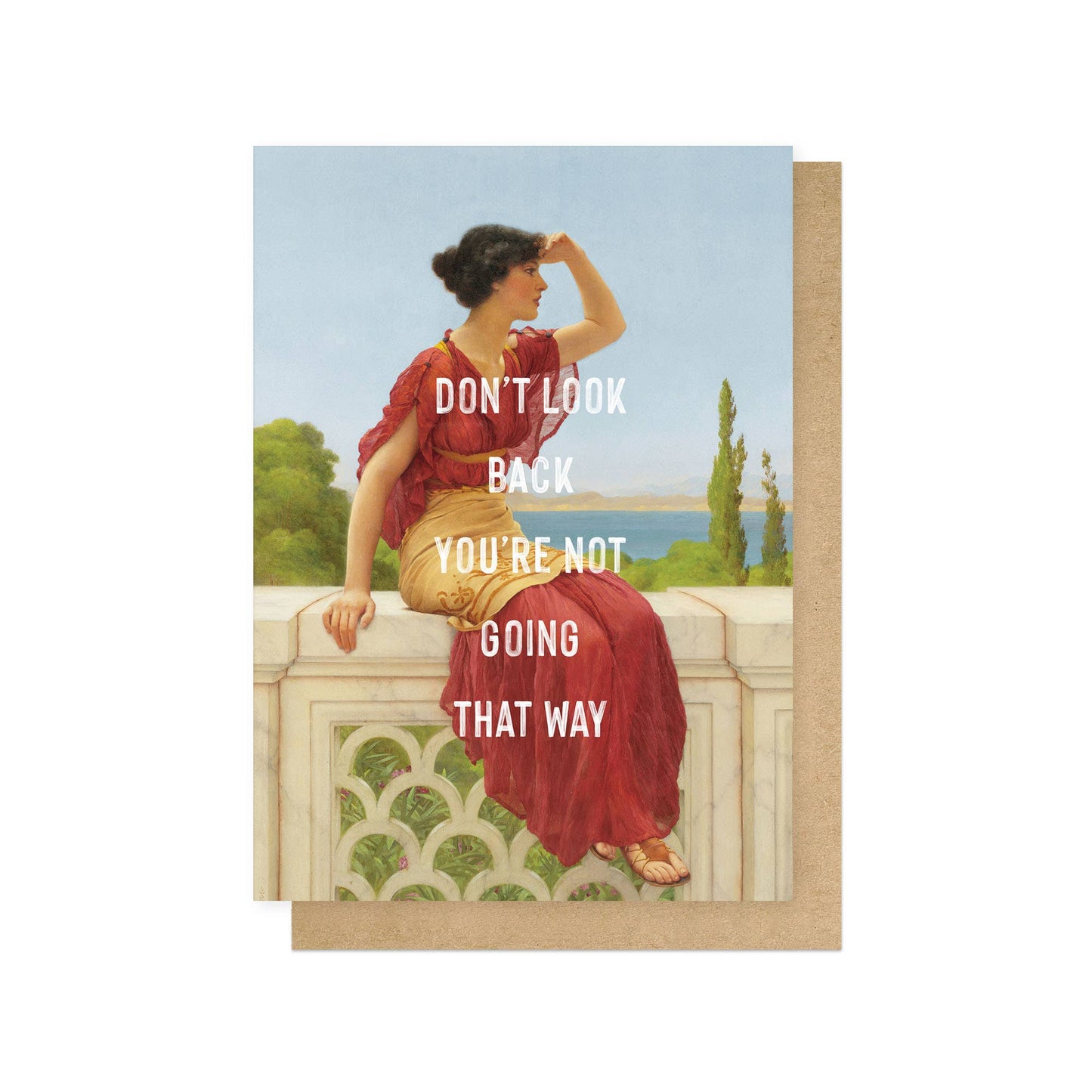 Don't Look Back Greetings Card - The Regal Find