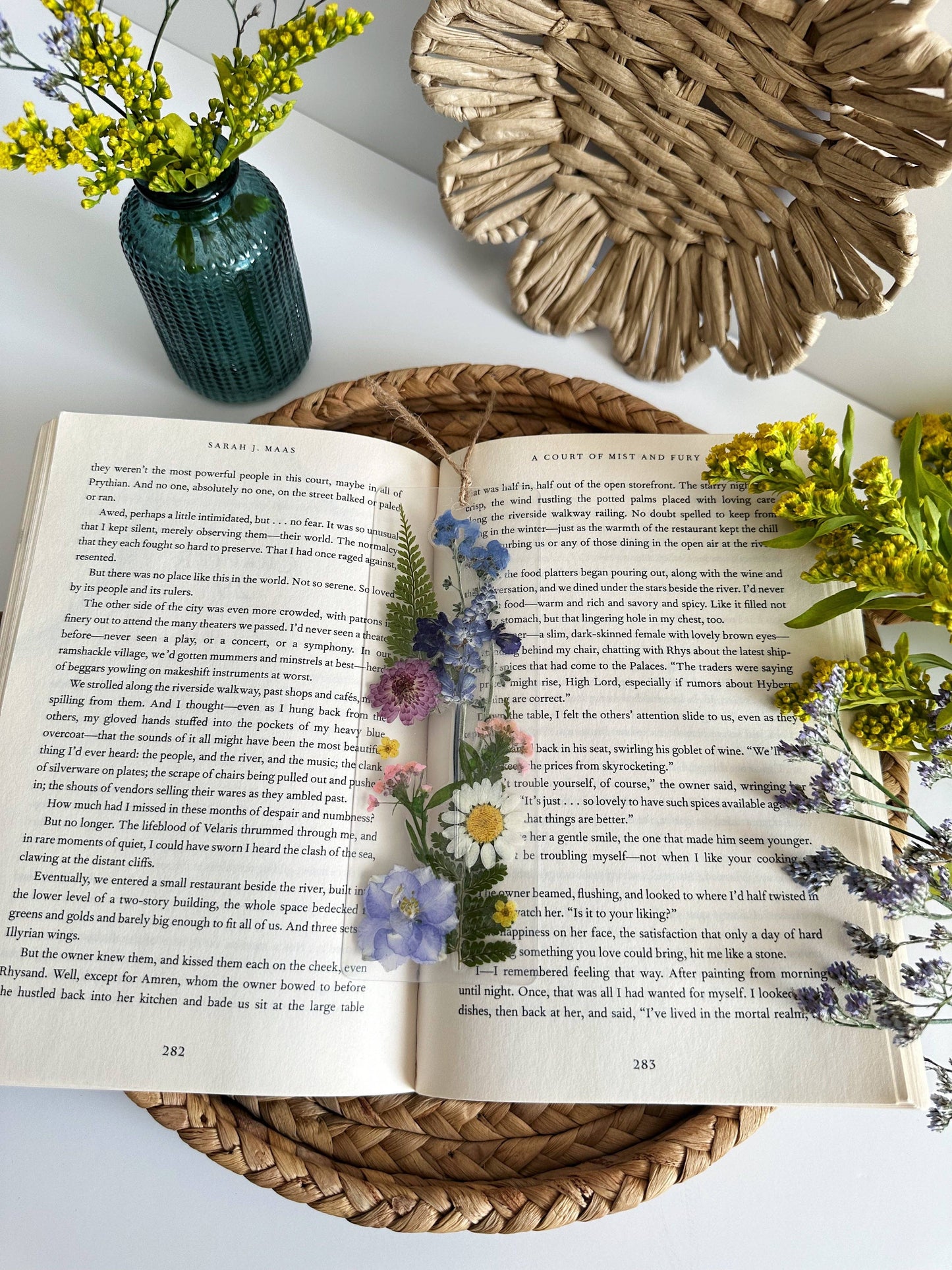 Pressed Wildflower Bookmark