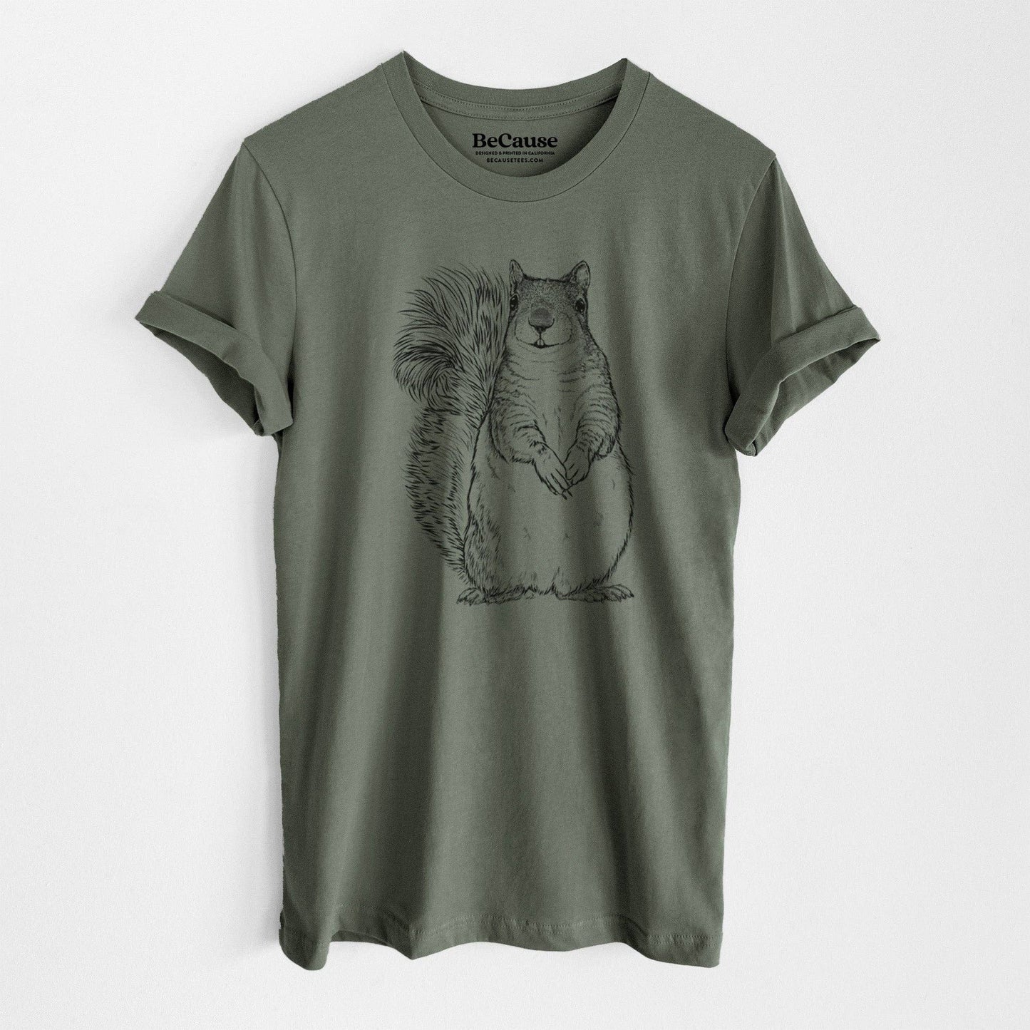 Western Grey Squirrel - Lightweight Unisex Crew Neck