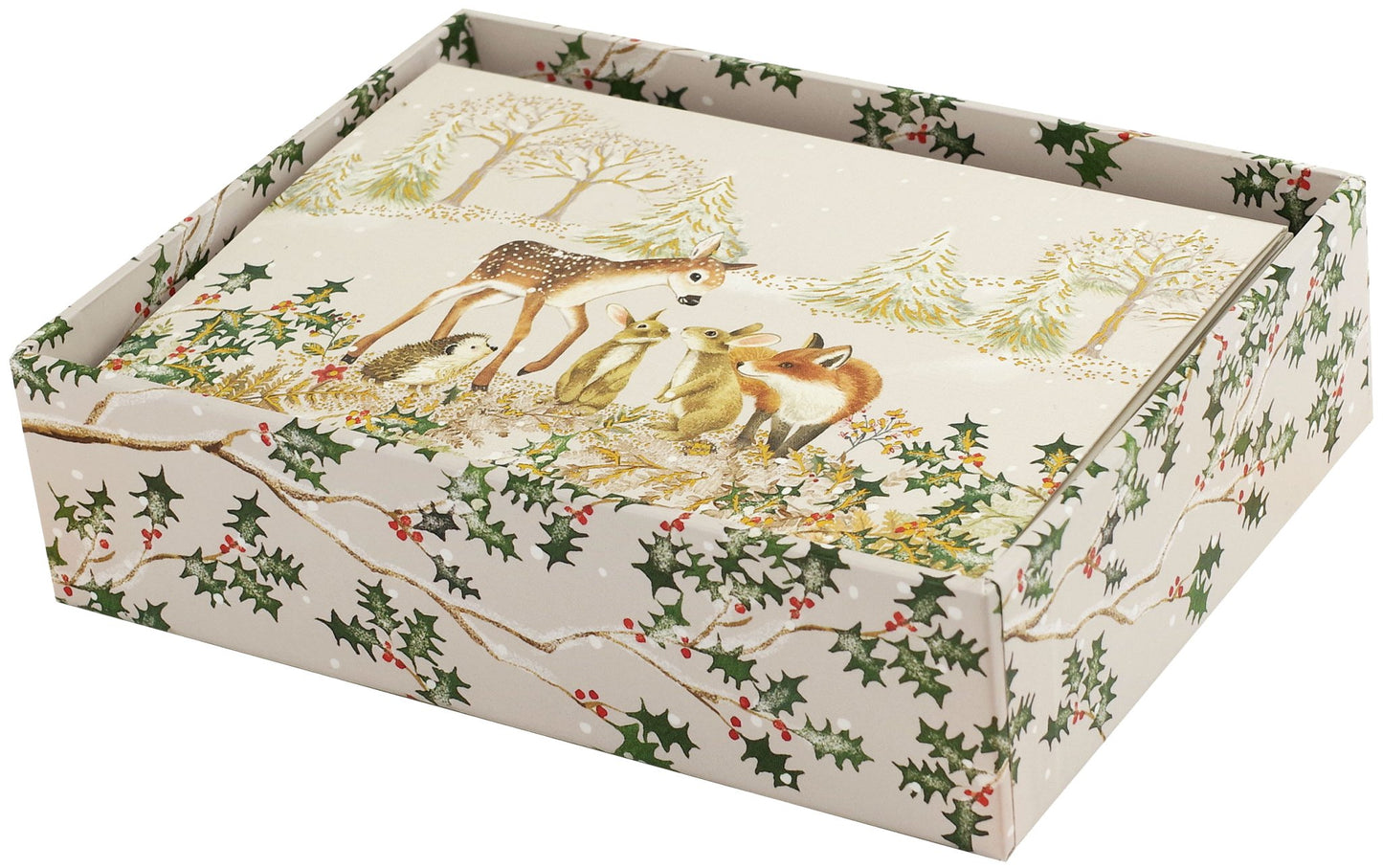 Furry Friends Small Boxed Holiday Cards - The Regal Find