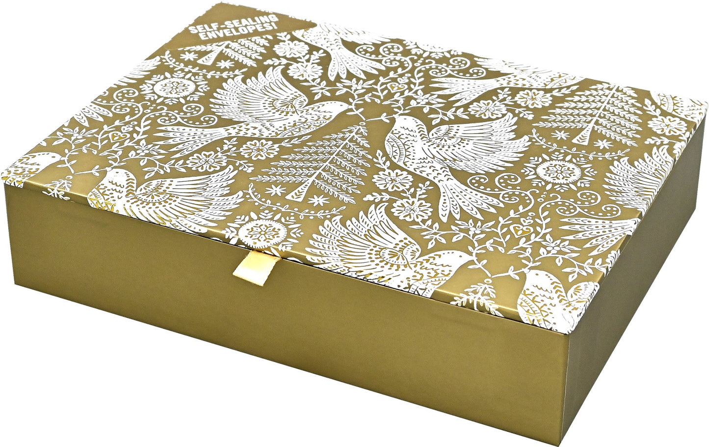 Golden Doves Deluxe Boxed Holiday Cards - The Regal Find