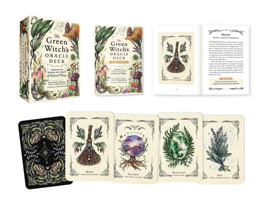 Green Witch's Oracle Deck by Arin Murphy - Hiscock: Flashcards; 100 pages / English - The Regal Find