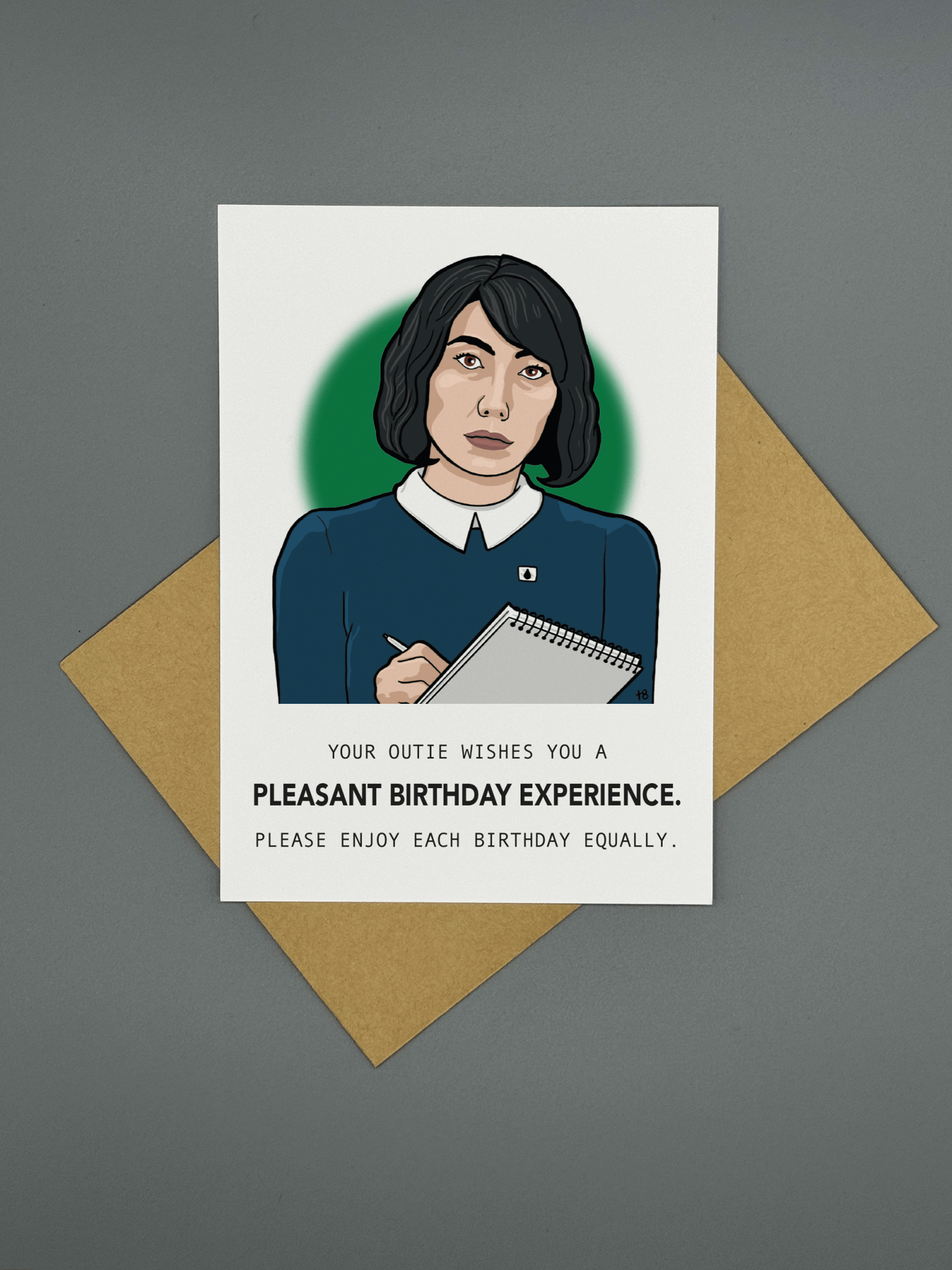 Greeting Card - Severance - Miss Casey - The Regal Find