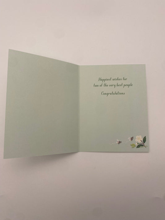 Happiness Together Wedding Card: Card with Envelope and Cello Jacket - The Regal Find