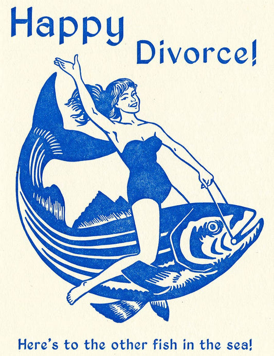 Happy Divorce Greeting Card - The Regal Find
