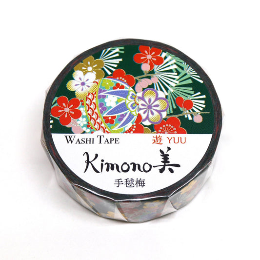 Kimono Beauty Mask Tape, 15Mm, Foil, Japaneese Handball - The Regal Find