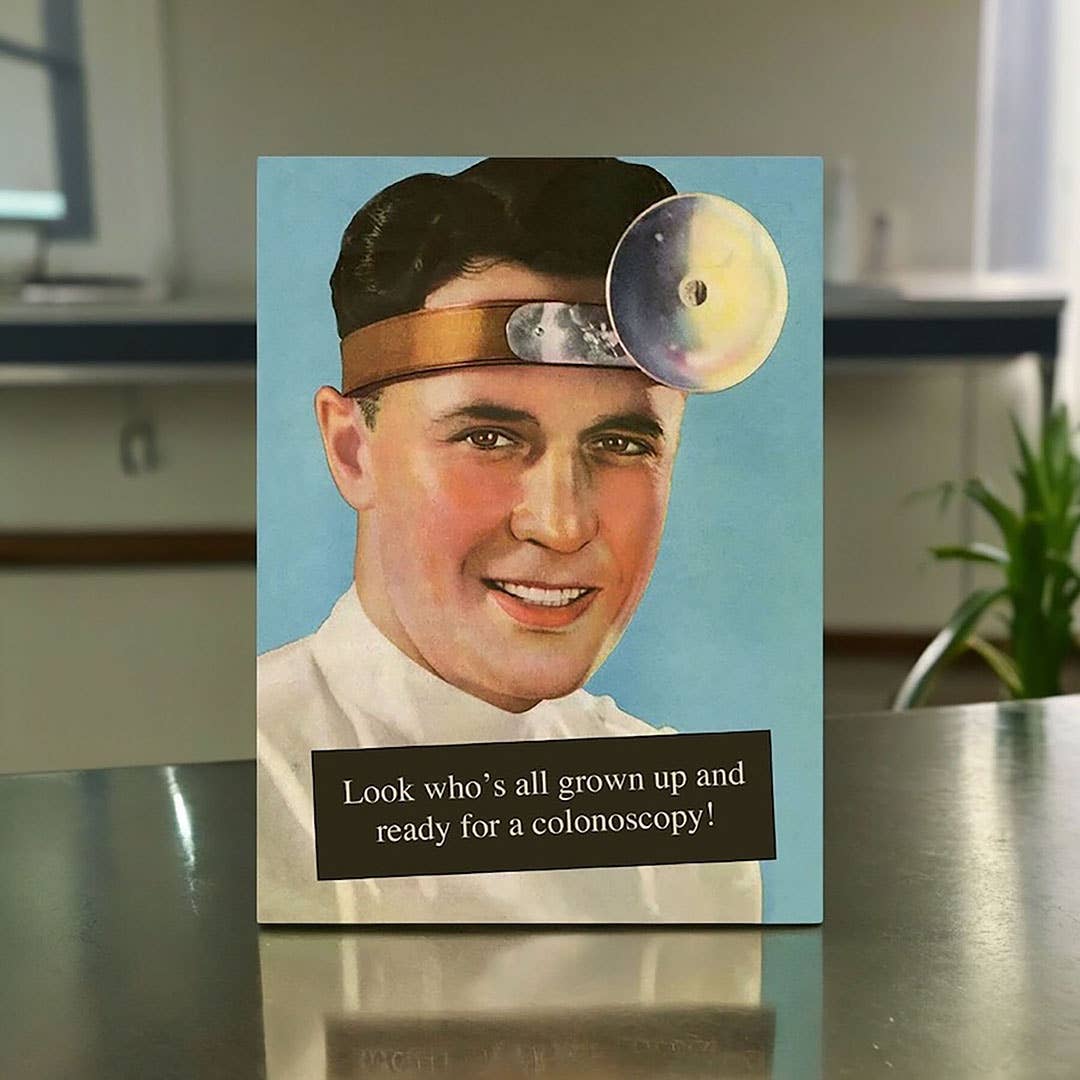 Look Who’s Grown Up! Ready for a Colonoscopy Birthday Card - The Regal Find