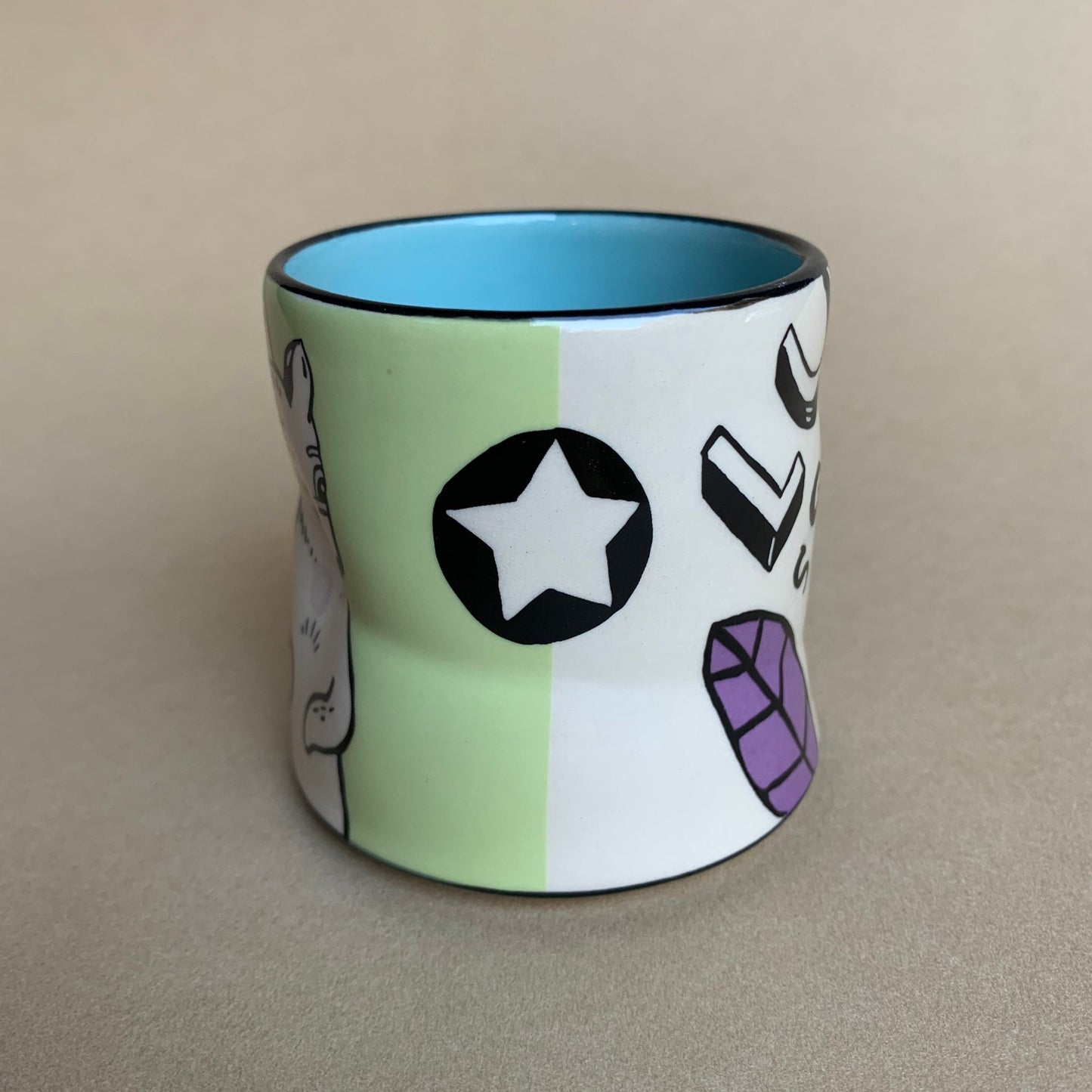 Lucky Squirrel Cup - Medium: Sage - The Regal Find