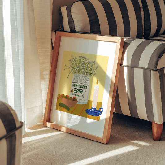 Milwaukee's Dill Pickles Art Print: 8x10" - The Regal Find