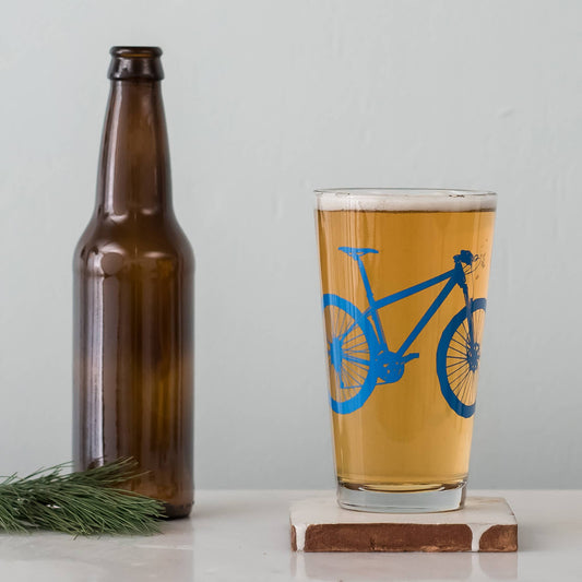 Mountain Bike Pint Glass: Assorted - The Regal Find