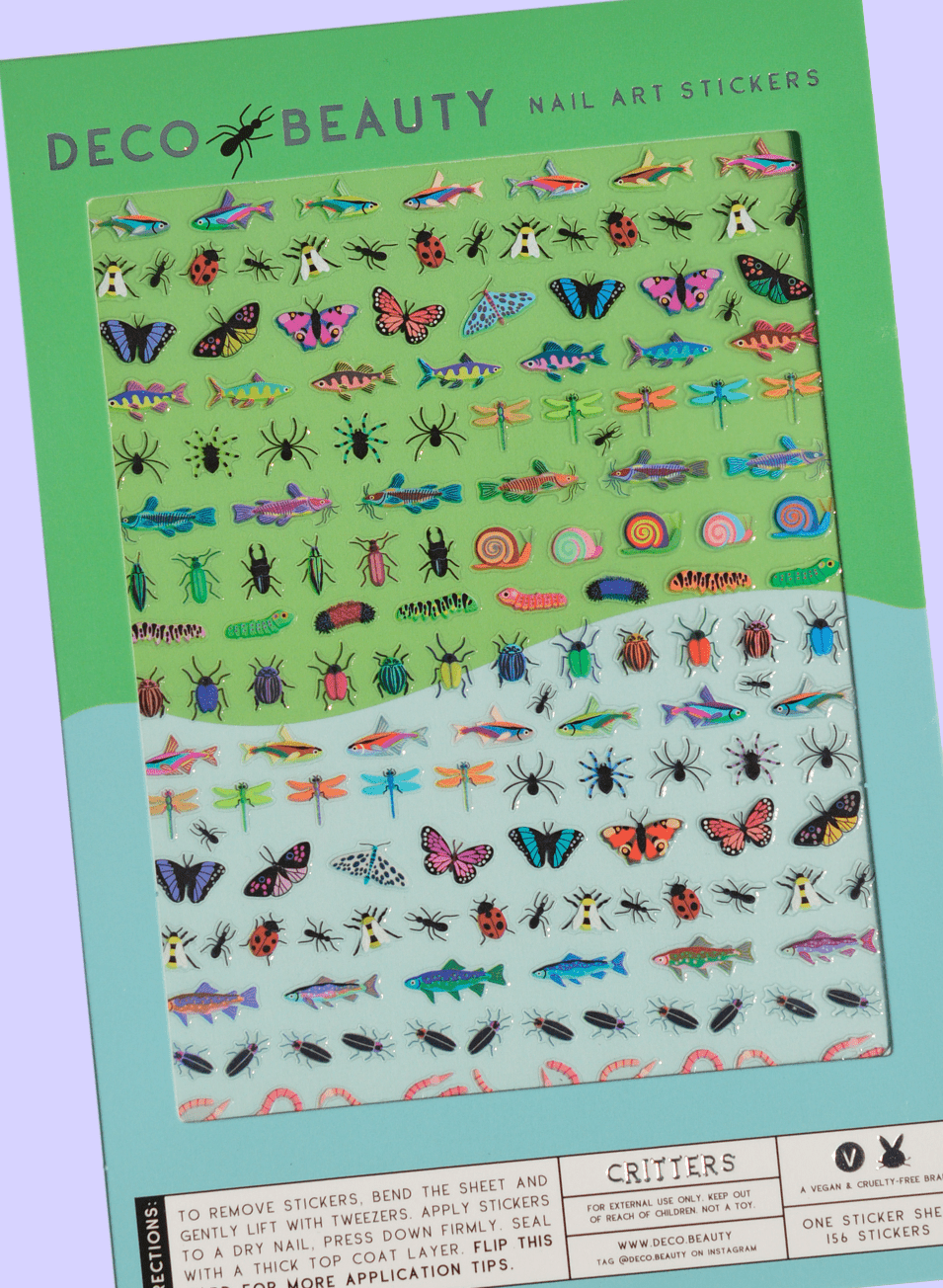 Nail Art Stickers - Critters - The Regal Find