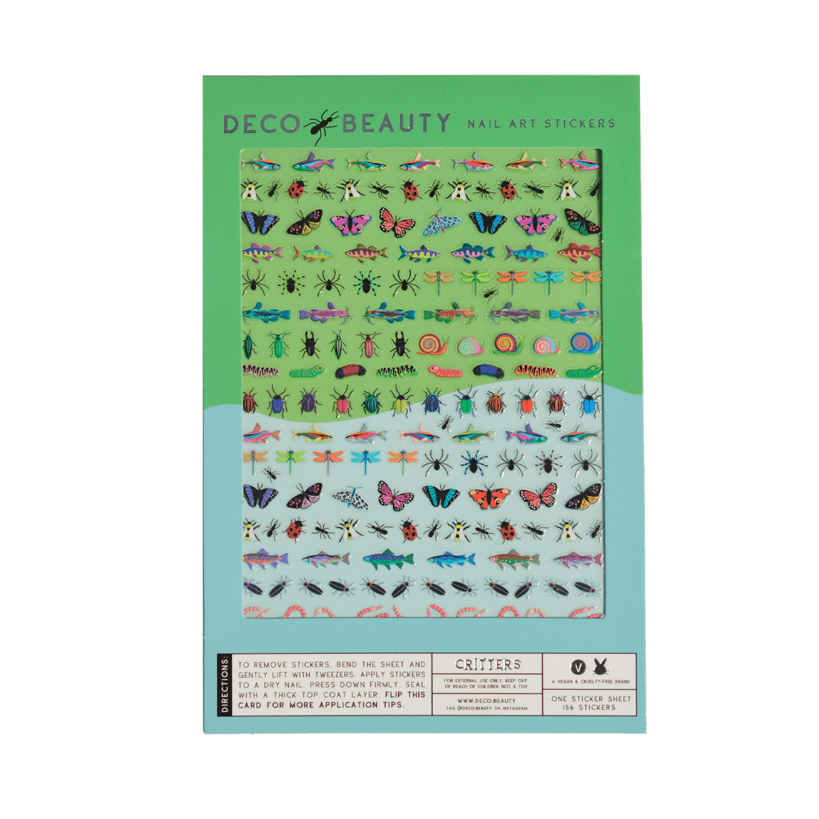Nail Art Stickers - Critters - The Regal Find