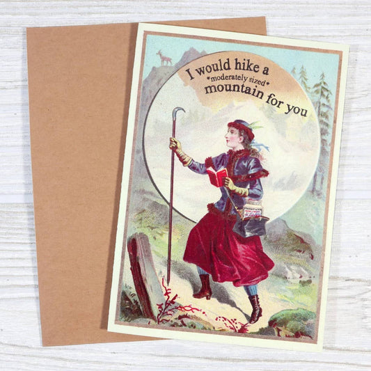 Sarcastic Relationship Hiking Mountain Card - The Regal Find