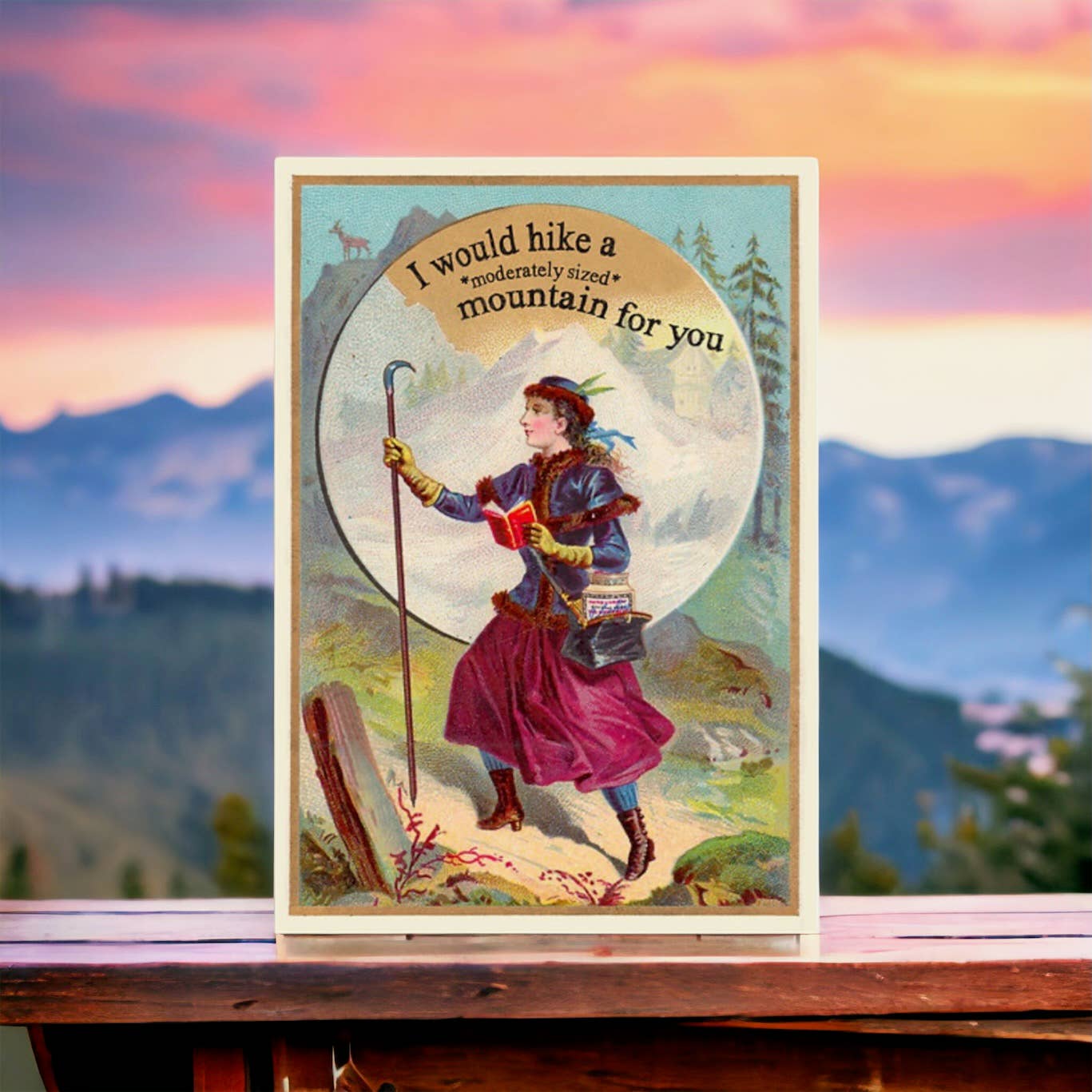 Sarcastic Relationship Hiking Mountain Card - The Regal Find